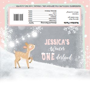 Candy Bar Wrapper Deer Winter design preview