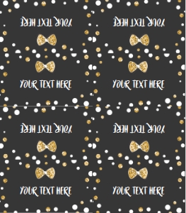 Food Labels Mr Onederful Black Gold design preview