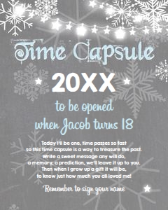 Time Capsule Winter Blue design preview