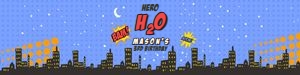 Water Bottle Labels Superhero Boy design preview