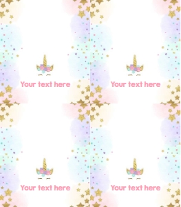 Food Labels Unicorn 0041 design preview