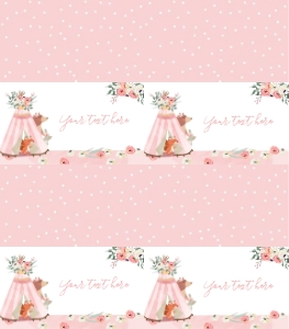 Food Labels Woodland Teepee design preview