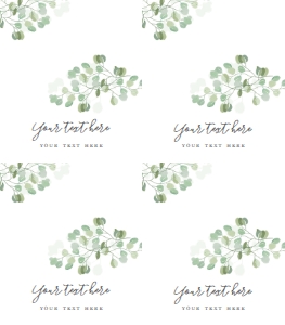 Food Labels Eucalyptus design preview