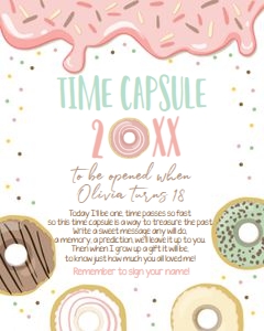 Time Capsule Donut Pastel Girl design preview