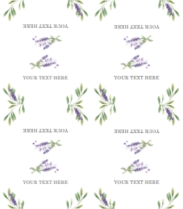 Food Labels Lavender V2 design preview