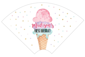 Ice Cream Cone Wrapper design preview