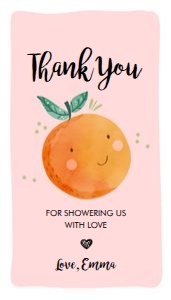 Favor Tags Little Cutie Pink design preview