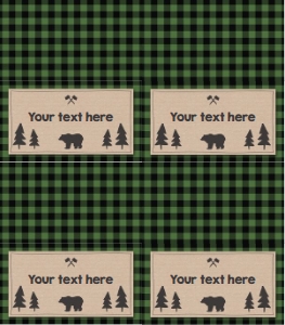 Food Labels Lumberjack Green v1 design preview