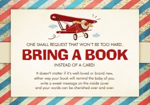 Bring a Book Red Airplane v3 design preview