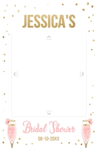 Photo Booth Frame Bubbly design preview
