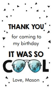 Favor Tag Cool Sunglasses White: Favor Tag Cool Sunglasses White