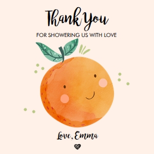 Favor Tag Baby Shower Little Cutie Neutral design preview