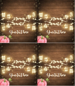 Food Labels Pumpkin Pink design preview