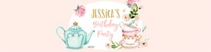 Water Bottle Label Tea Birthday design preview