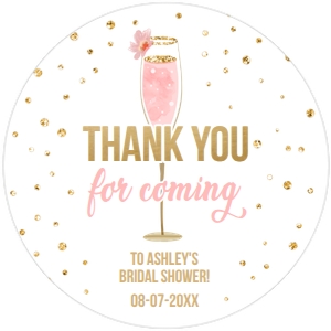 Tags Brunch and Bubbly Pink design preview