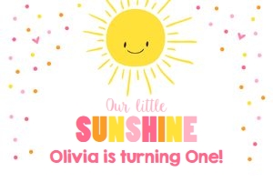 Backdrop Banner Sunshine Pink design preview