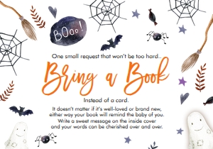 Bring a Book Peek a Boo White design preview