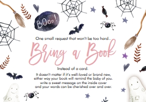 Bring a Book Peek a Boo White Pink design preview