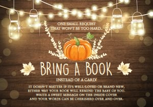 Bring a Book Rustic Pumpkin Orange design preview