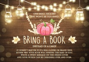 Bring a Book Rustic Pumpkin Pink design preview