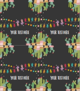 Food Labels Cactus Fiesta Chalk design preview