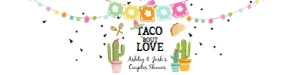 Water Bottle Label Fiesta Taco Bout Love design preview