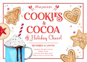 Cookies and Cocoa White design preview