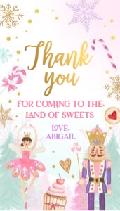 Favor Tags Nutcracker Sweets design preview