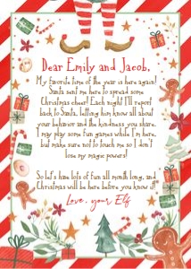Letter Elf Legs design preview