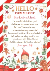 Letter Elf Girl 2 design preview