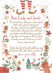 Letter Elf Legs White design preview