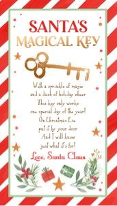 Favor Tag Magical Key design preview