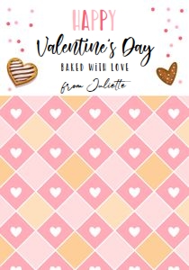 Cookie Card Valentine V1 design preview