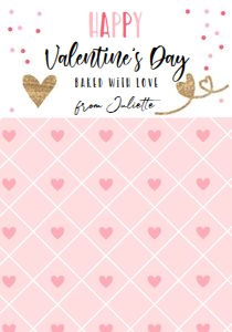 Cookie Card Valentine V2 design preview