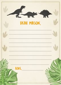 Time Capsule Dinosaur Black Boy design preview