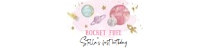 Water Bottle Labels Space Planets Rocket Fuel White Girl design preview