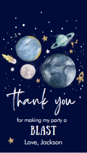 Favor Tag Space Planets White Blast Boy Dark: Favor Tag Space Planets White Blast Boy Dark