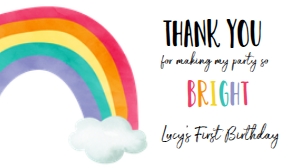 Gift Box Label Rainbow V1 design preview