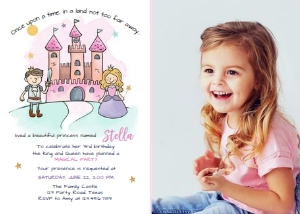 Invitation Princess Castle Storybook - Photo design preview