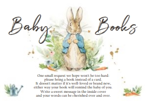 Bring a Book Peter Rabbit Blue design preview