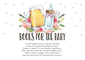 Bring a Book Brewing White Pink design preview