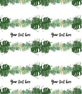 Food Labels Safari Tropical Boy 0332 design preview