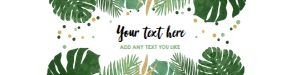 Water Bottle Labels Safari Tropical Boy design preview