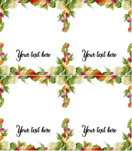 Food Labels Locally Grown Farmers Market design preview
