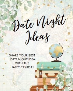 Bridal Shower Game Eucalyptus Date Night design preview