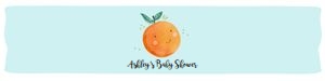 Water Bottle Labels Little Cutie Blue design preview