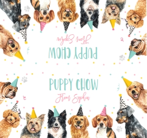Treat Bag Topper Dogs Puppy White design preview