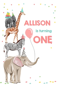 Capri Sun Labels Party Animals Safari White Girl V2 design preview