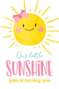 Capri Sun Labels Sunshine Watercolor Pink design preview