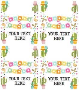 Food Labels Fiesta Taco design preview